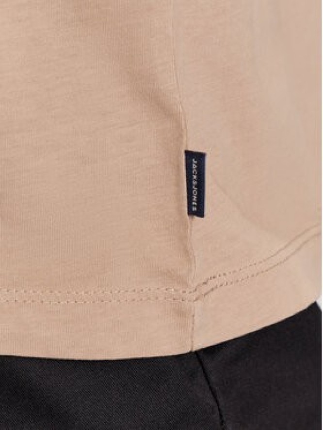 Jack & Jones T-Shirt Jprbluwinston 12255611 Brązowy Regular Fit