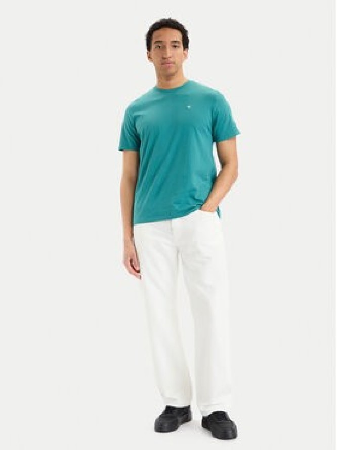 Calvin Klein Jeans T-Shirt LV14RD254G Turkusowy Regular Fit