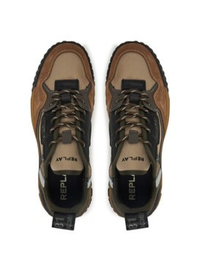 REPLAY Sneakersy GMSF7.000.C0001T Brązowy