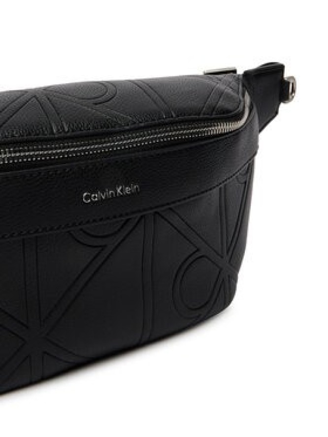 Calvin Klein Nerka Emblem Aop Emboss Waistbag LV04D3332G Czarny