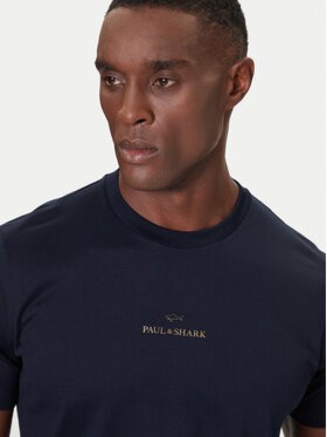 Paul&Shark T-Shirt 99311008 Granatowy Regular Fit