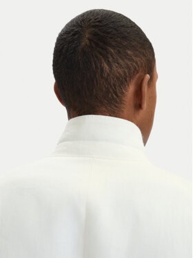 BOSS Marynarka Hutson Peak 262 50561857 Biały Slim Fit