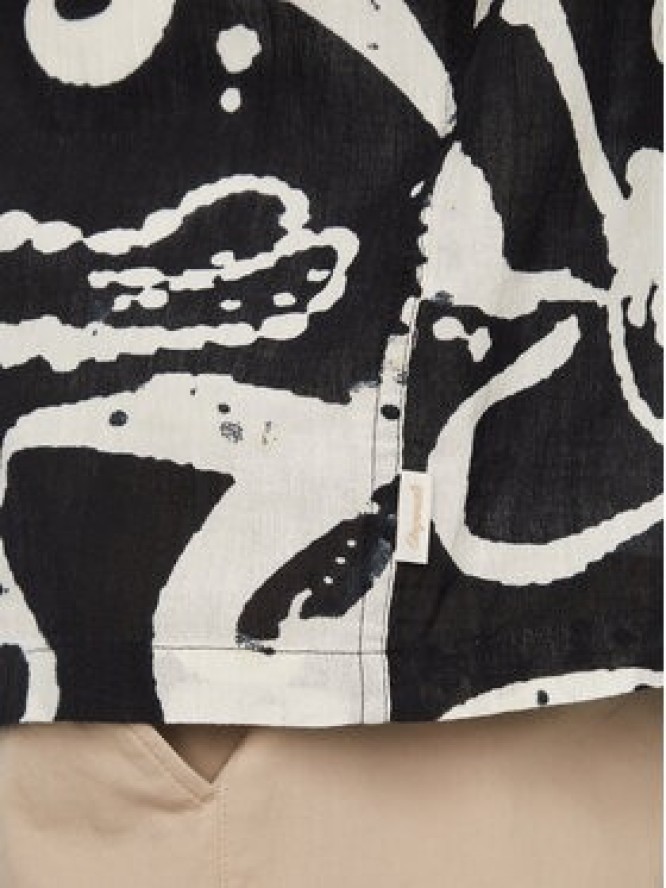 Jack & Jones Koszula Montauk 12293763 Czarny Relaxed Fit