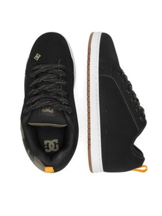 DC Shoes Sneakersy COURT GRAFFIK SQ ADYS100442-BO0 Czarny
