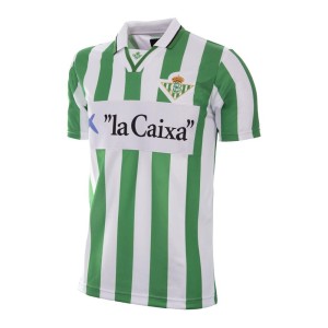Koszulka Retro Piłkarska - Dorosły - Real Betis 1995 Gordillo - Zielono-Biała