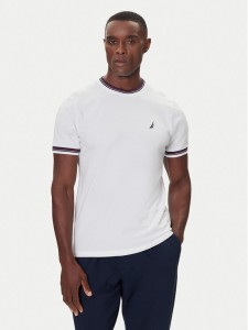 Nautica T-Shirt N1S03440 Biały Regular Fit
