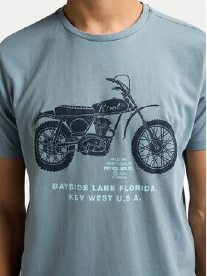 Petrol Industries T-Shirt M-1050-TSR707 Niebieski Regular Fit