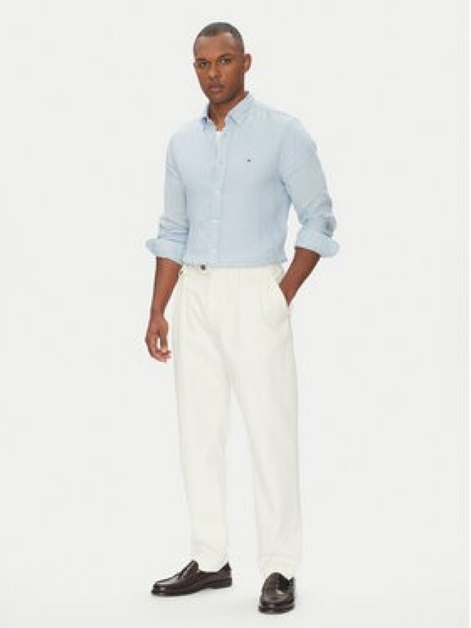 Tommy Hilfiger Koszula MW0MW34602 Błękitny Regular Fit