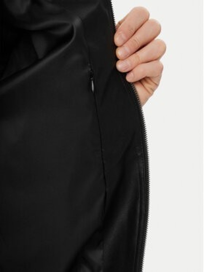 Calvin Klein Jeans Kurtka z imitacji skóry LV04RF403G Czarny Relaxed Fit