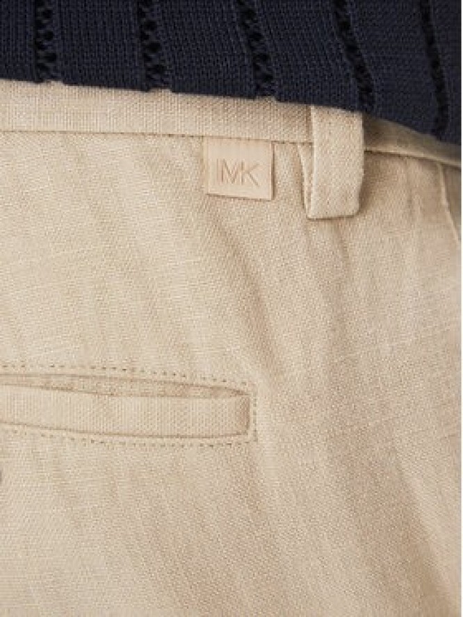 MICHAEL Michael Kors Chinosy CS5304BBEY Beżowy Straight Fit
