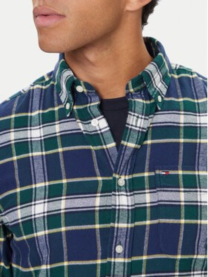 Tommy Hilfiger Koszula Hero MW0MW40473 Granatowy Regular Fit