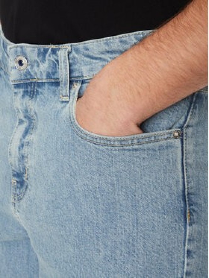 Karl Lagerfeld Jeans Szorty jeansowe A2M10129 Niebieski Slim Fit