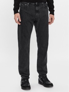 Calvin Klein Jeans Jeansy Dad J30J324297 Czarny Straight Fit