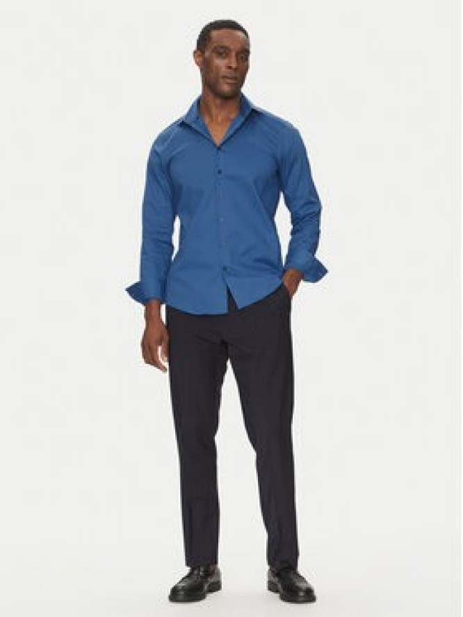 Calvin Klein Koszula K10K114298 Niebieski Slim Fit