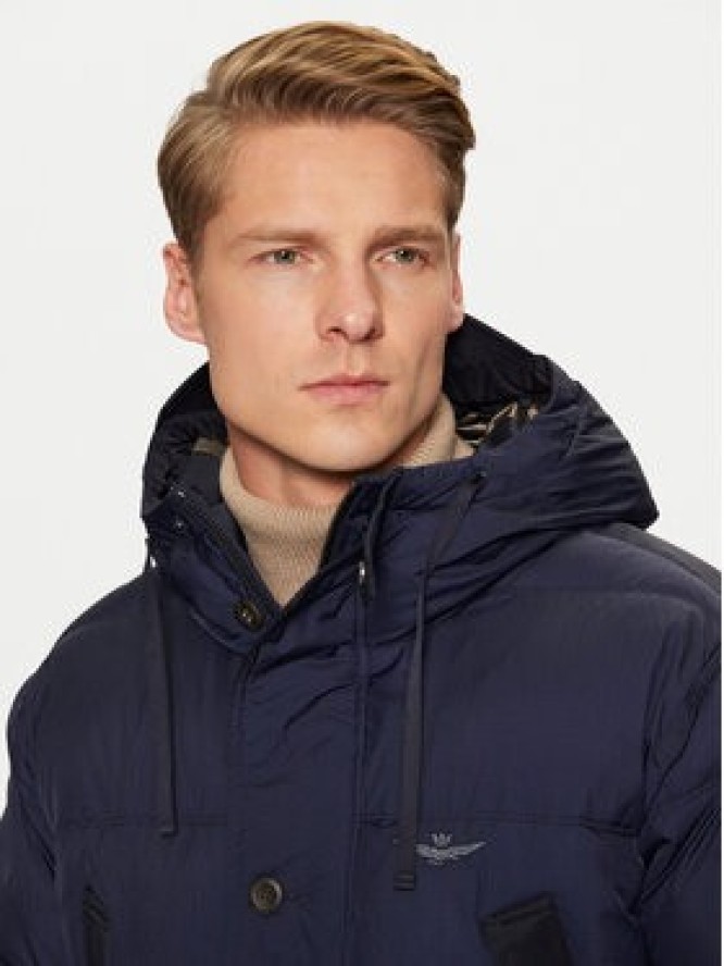 Aeronautica Militare Kurtka zimowa 242AB2192CT3375 Granatowy Regular Fit