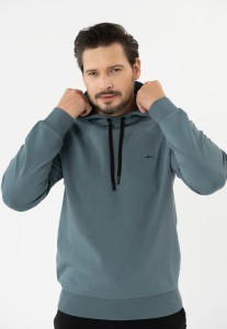 Gładka bluza z kapturem B-ALMI