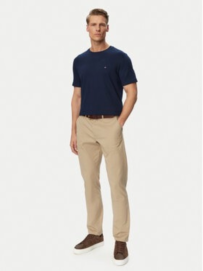 Tommy Hilfiger T-Shirt Ess Seasonal MW0MW39995 Granatowy Regular Fit