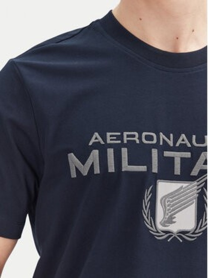 Aeronautica Militare T-Shirt 251TS2379J674 Granatowy Regular Fit