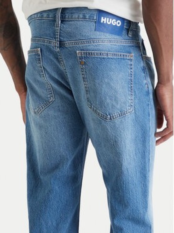 HUGO Jeansy Ash 50555955 Niebieski Slim Fit
