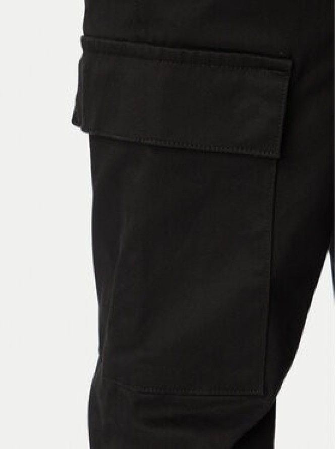 Calvin Klein Spodnie materiałowe Refined LV04LC619G Czarny Regular Fit