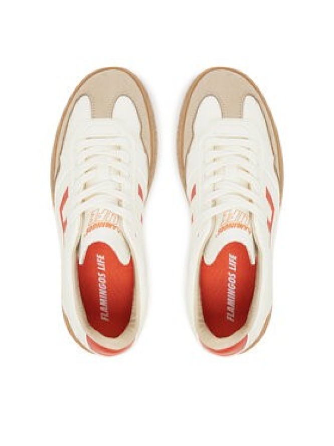 Flamingos Life Sneakersy Burela Bold Écru