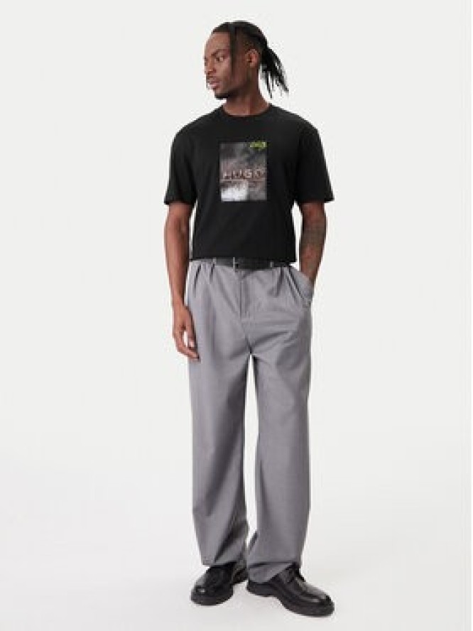 HUGO T-Shirt Doreston 50554319 Czarny Regular Fit