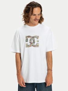 DC Shoes T-Shirt Star Filled EDYZT04348 Biały Regular Fit