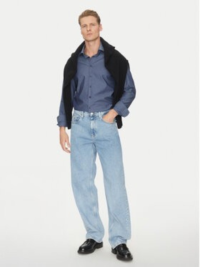 Calvin Klein Koszula K10K114311 Granatowy Regular Fit
