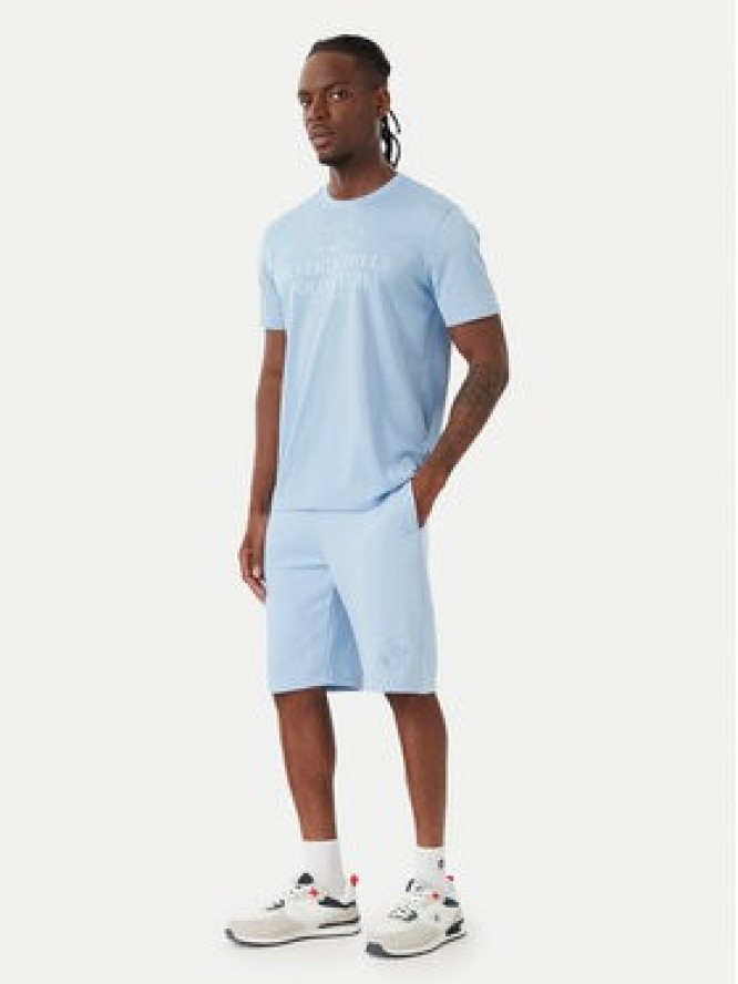 Beverly Hills Polo Club T-Shirt M1303 Niebieski jasny Regular Fit