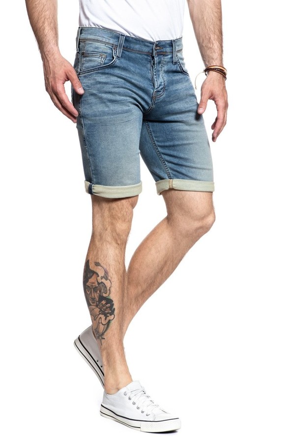 SPODENKI MUSTANG Chicago Short DENIM BLUE 1007754 5000 103