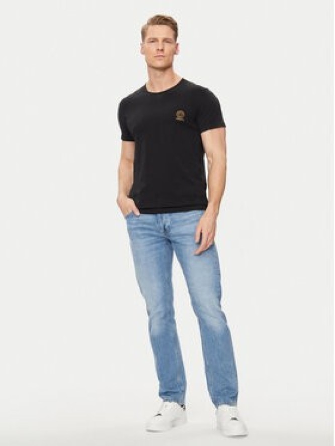 Versace Komplet 2 t-shirtów AU10193 Czarny Slim Fit