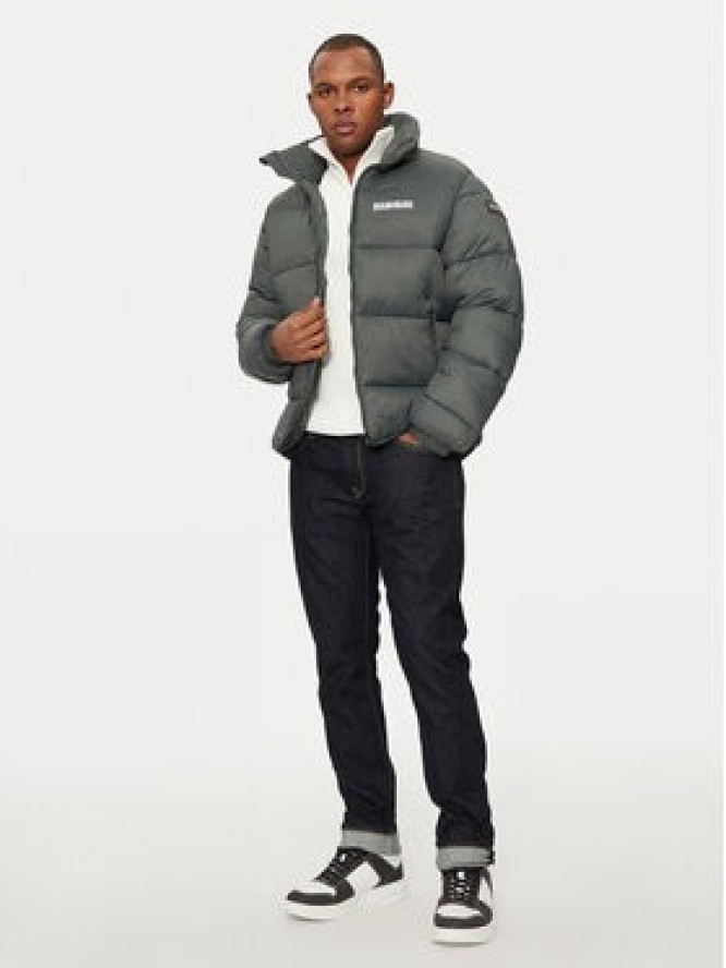 Napapijri Kurtka zimowa A-Suomi NP0A4GJF Zielony Regular Fit