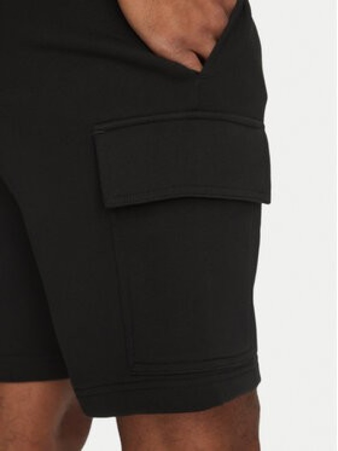 Lacoste Szorty sportowe GH9743 Czarny Regular Fit