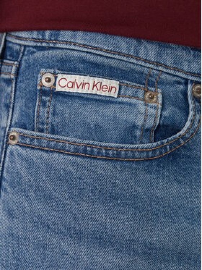 Calvin Klein Jeans Jeansy LV04RF949G Niebieski Tapered Fit