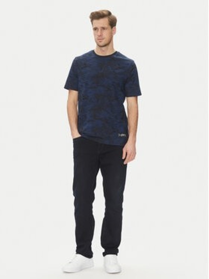 Tommy Hilfiger T-Shirt Summer MW0MW38933 Granatowy Slim Fit