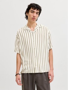 Jack & Jones Koszula Jeff 12288853 Beżowy Relaxed Fit