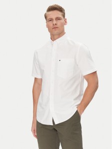 Tommy Hilfiger Koszula Heritage MW0MW36272 Biały Regular Fit