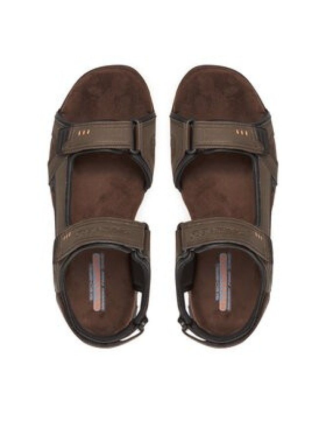Skechers Sandały Garver-Louden 64487/BRN Brązowy