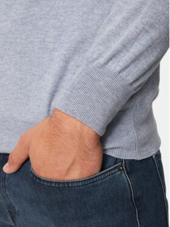 La Martina Golf ZMS019 YW091 Niebieski Regular Fit