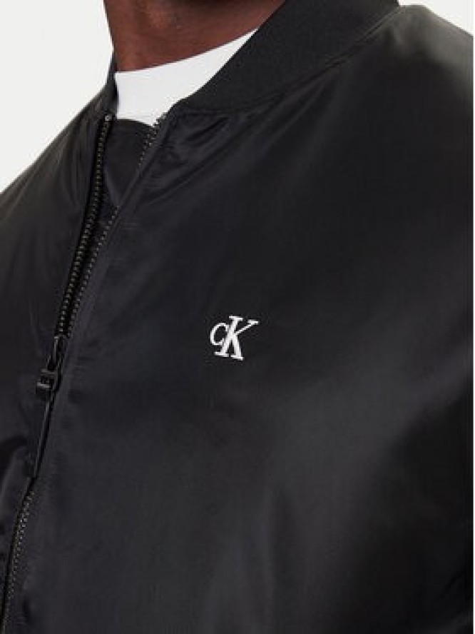 Calvin Klein Jeans Kurtka bomber LV04RC526G Czarny Regular Fit