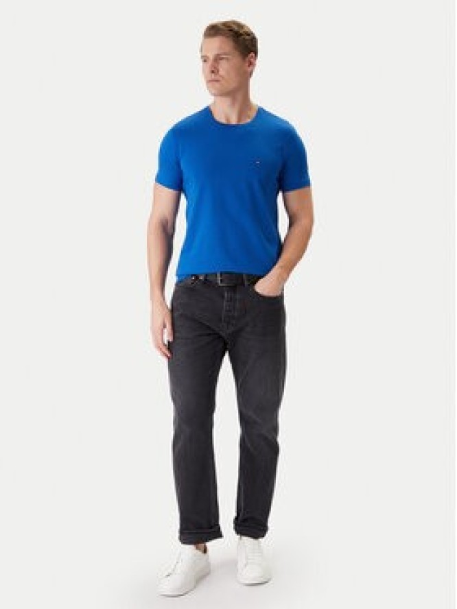 Tommy Hilfiger T-Shirt MW0MW10800 Niebieski Slim Fit