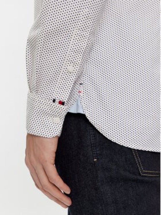 Tommy Hilfiger Koszula Oxford MW0MW33778 Niebieski Slim Fit