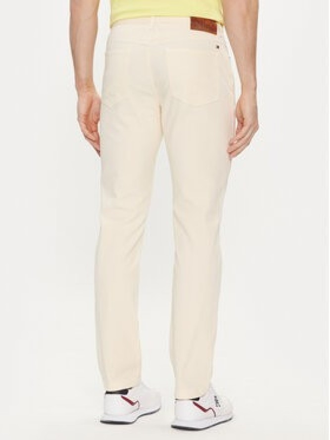 Tommy Hilfiger Jeansy Denton MW0MW33908 Écru Straight Leg