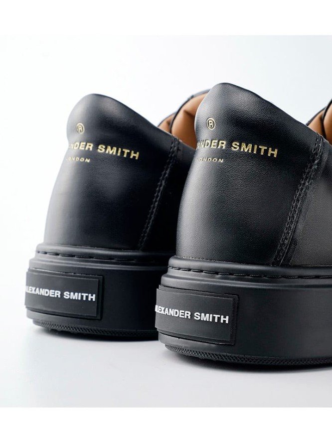 ALEXANDER SMITH Skórzane sneakersy w kolorze czarnym rozmiar: 40