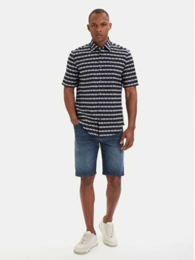 BOSS Koszula Rash 50559628 Granatowy Regular Fit