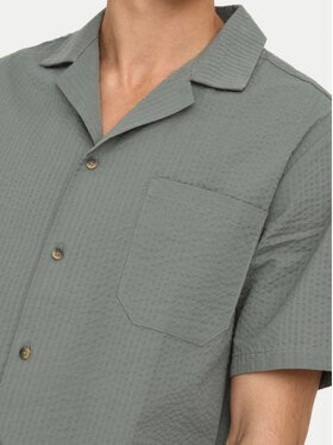 Only & Sons Koszula Eye Resort 22030342 Zielony Relaxed Fit