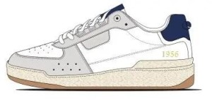 bjorn_borg BASELINE 56 buty tenisowe biały - navy – WHITE - NAVY