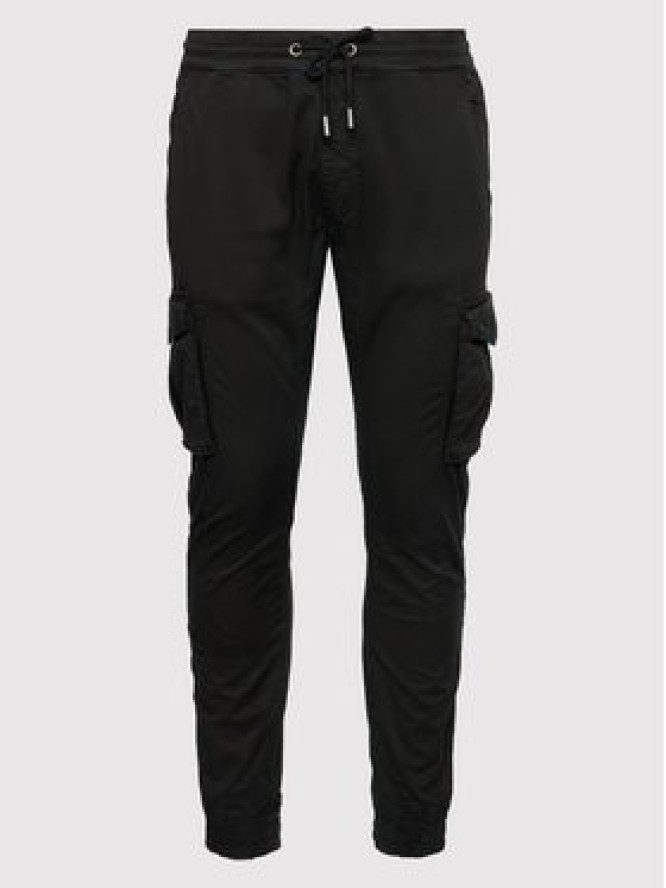 Alpha Industries Joggery Twill 116202 Czarny Regular Fit
