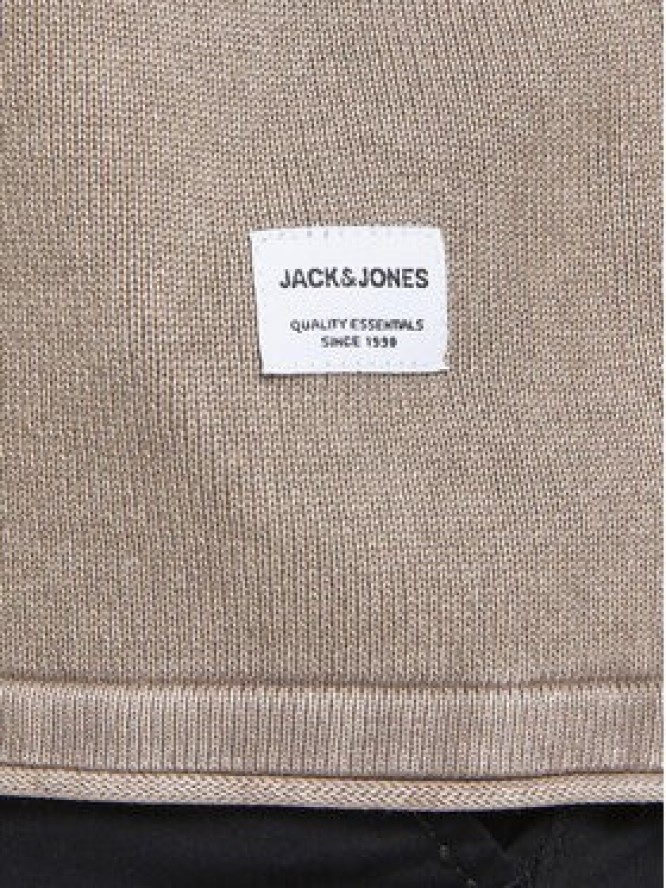 Jack & Jones Sweter Leo 12174001 Brązowy Regular Fit