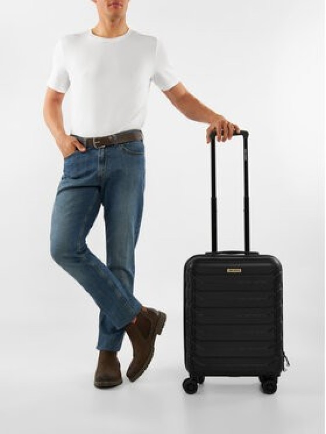 GINO ROSSI Walizka kabinowa GIN-S-001-05-BLACK Czarny